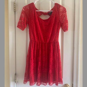 Red Lace Dress